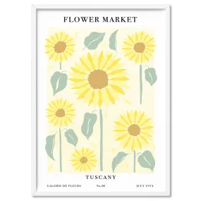 Flower Market | Tuscany - Art Print