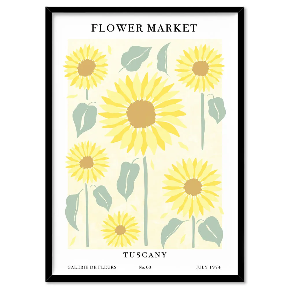 Flower Market | Tuscany - Art Print