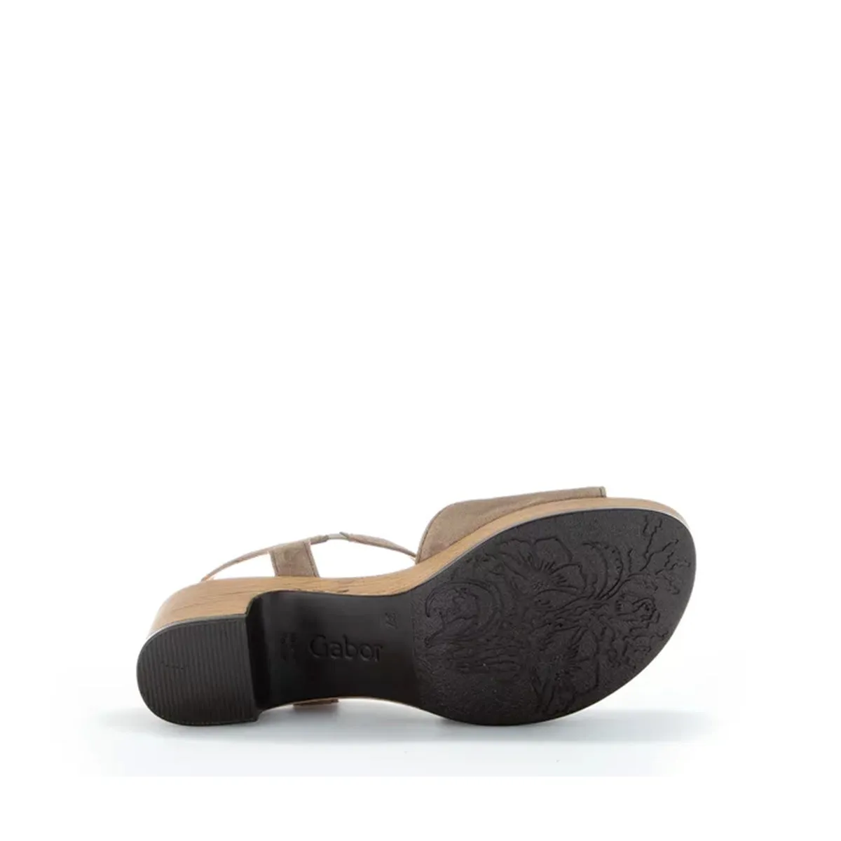 Gabor Brown platform sandal   