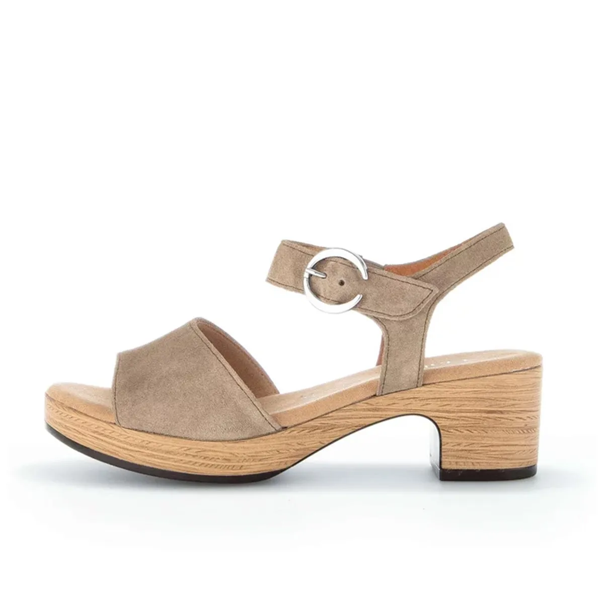 Gabor Brown platform sandal   