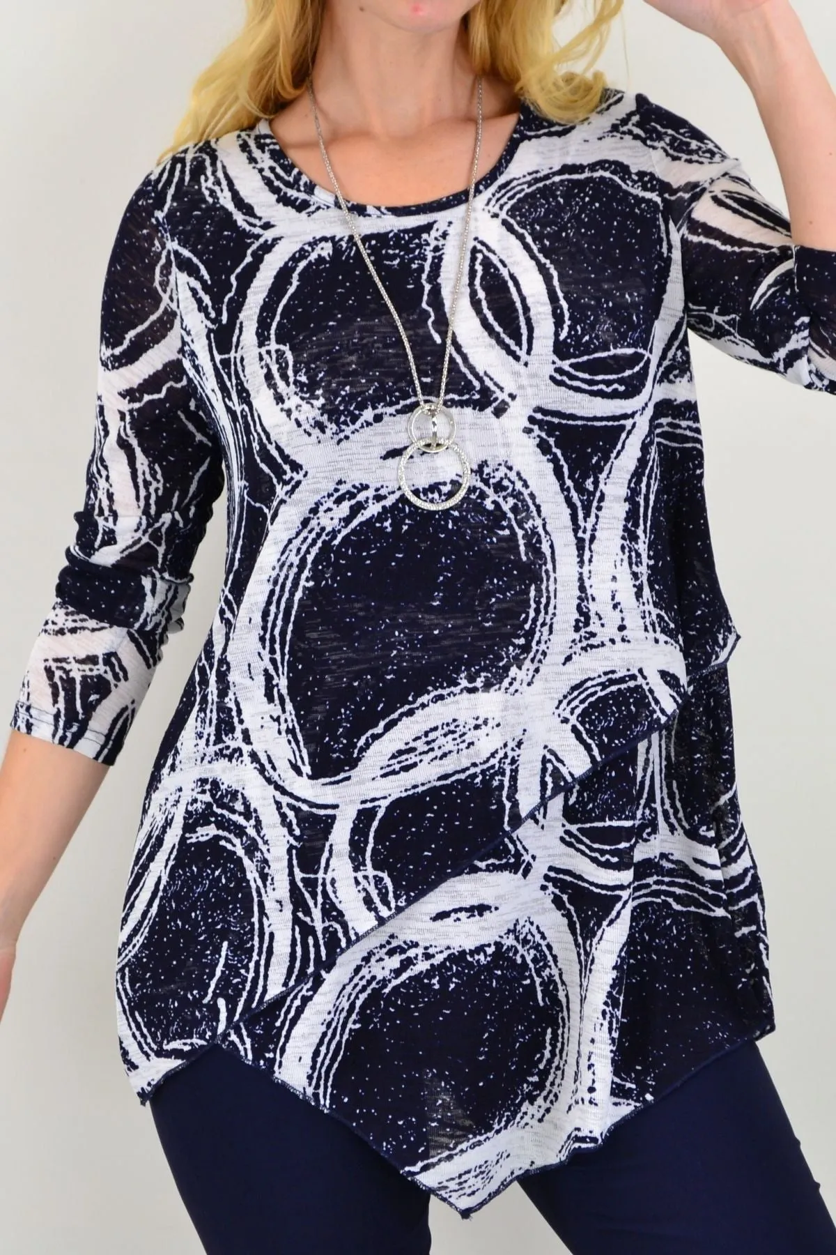 Galaxy Cross Over Swing Tunic Top