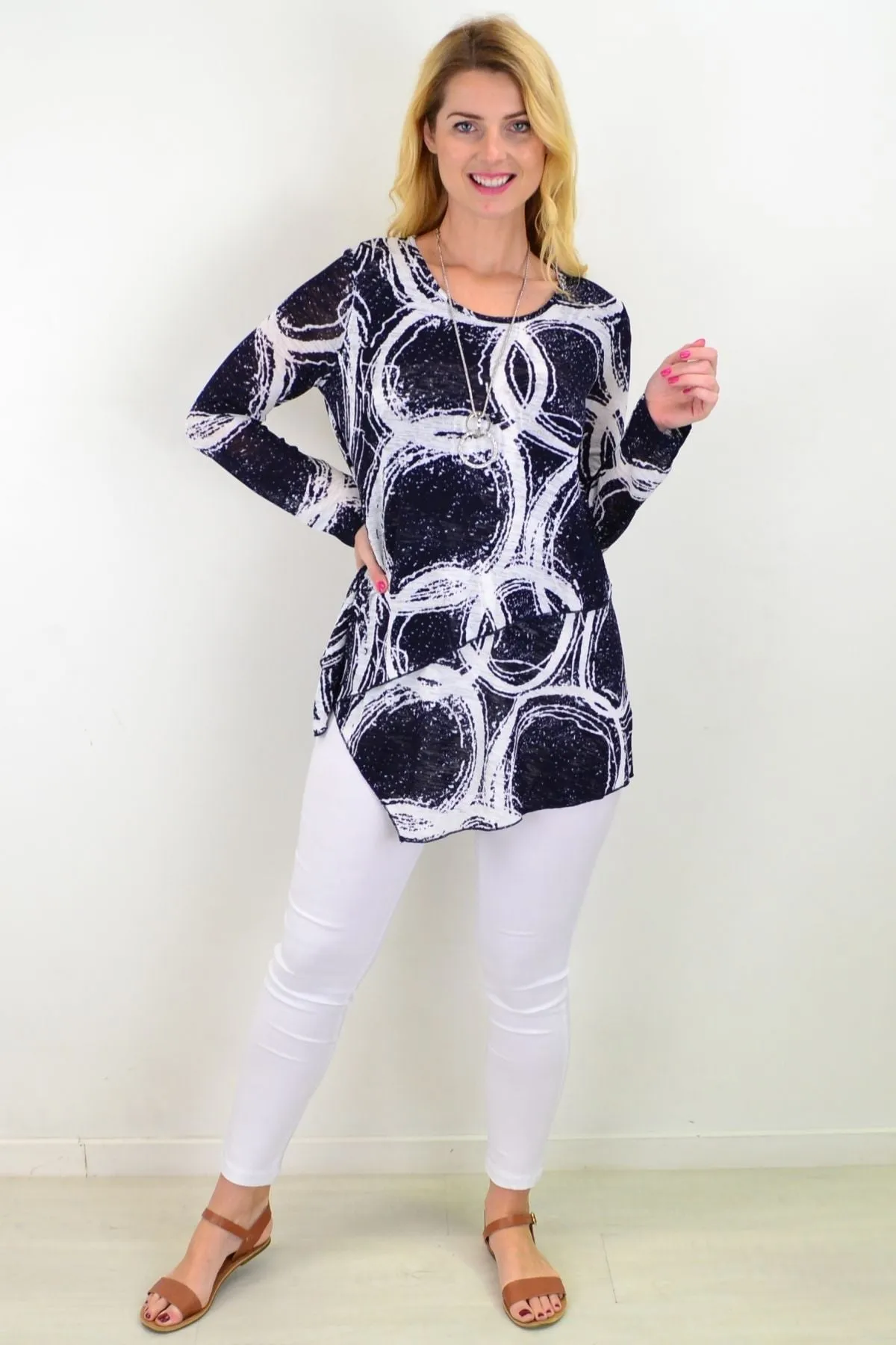 Galaxy Cross Over Swing Tunic Top