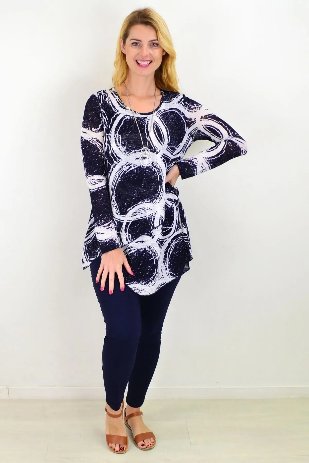 Galaxy Cross Over Swing Tunic Top