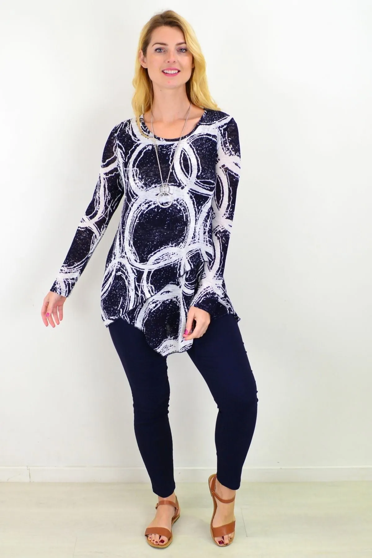 Galaxy Cross Over Swing Tunic Top