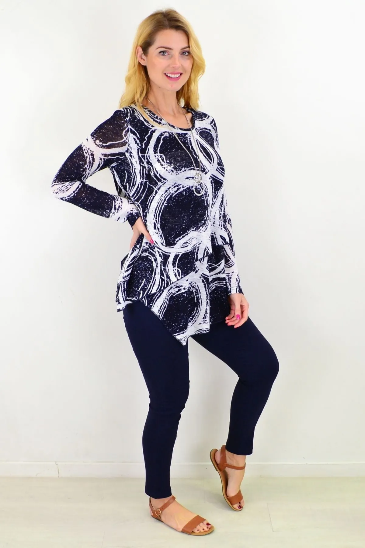 Galaxy Cross Over Swing Tunic Top