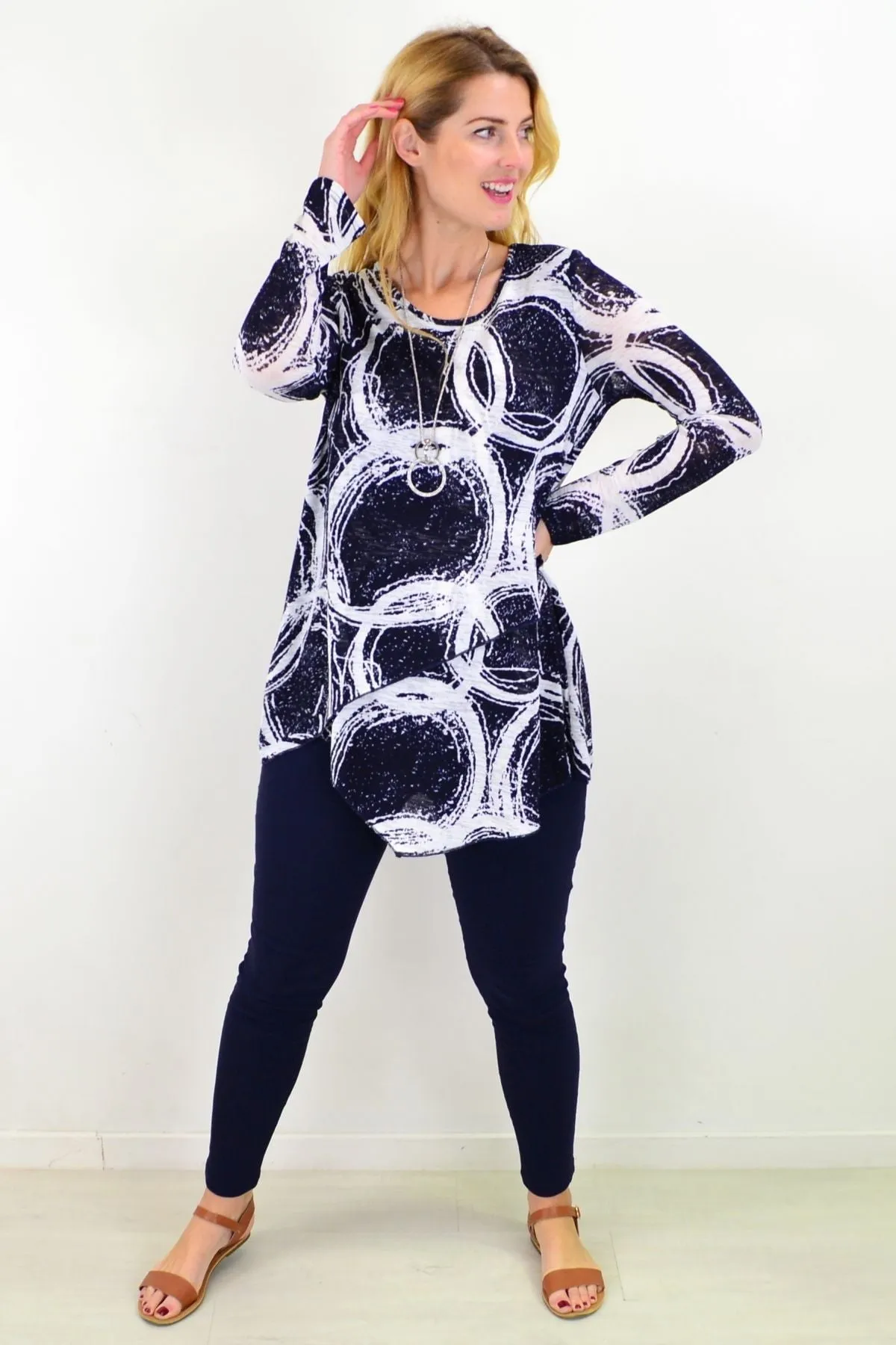 Galaxy Cross Over Swing Tunic Top