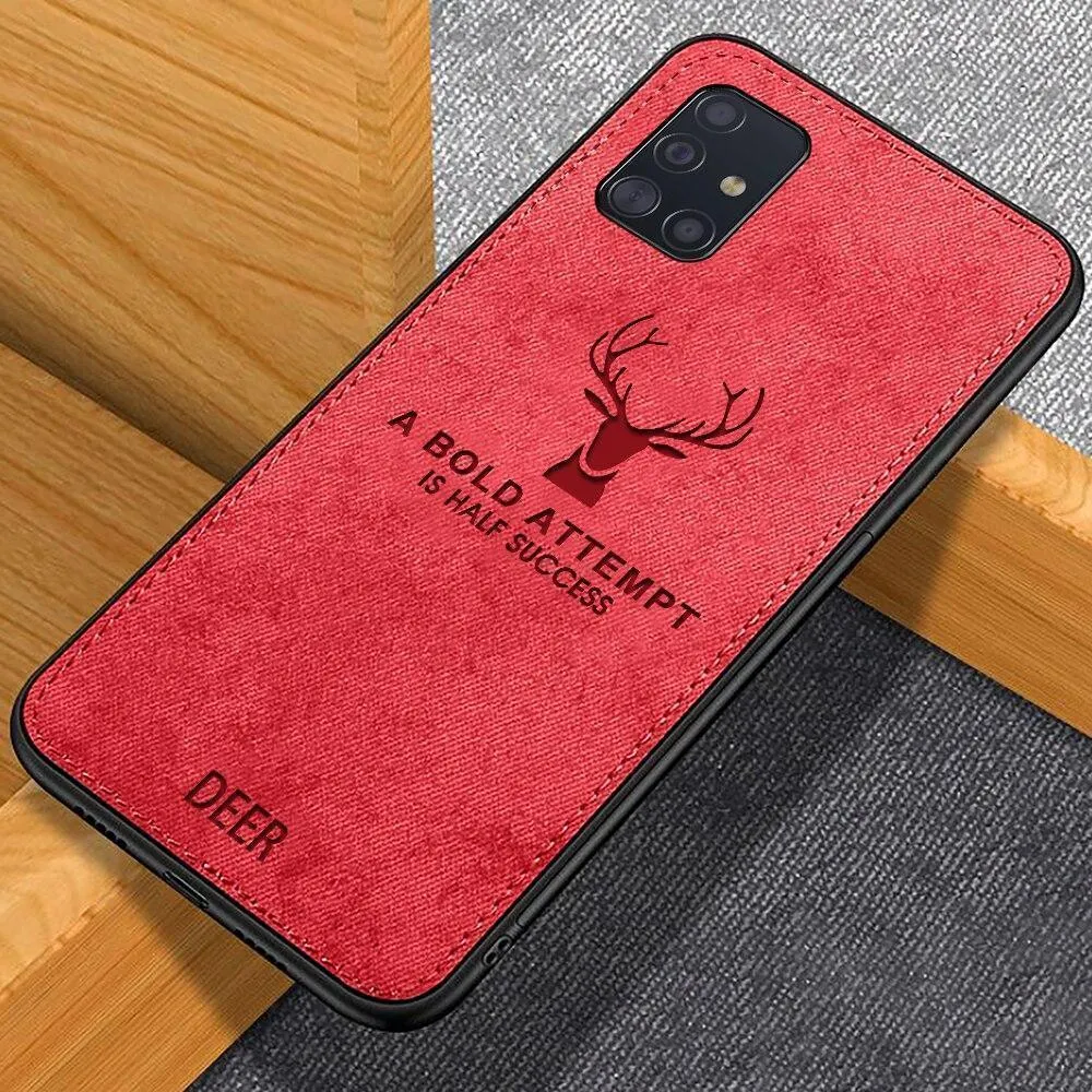 Galaxy Note Series Deer Pattern Inspirational Soft Case