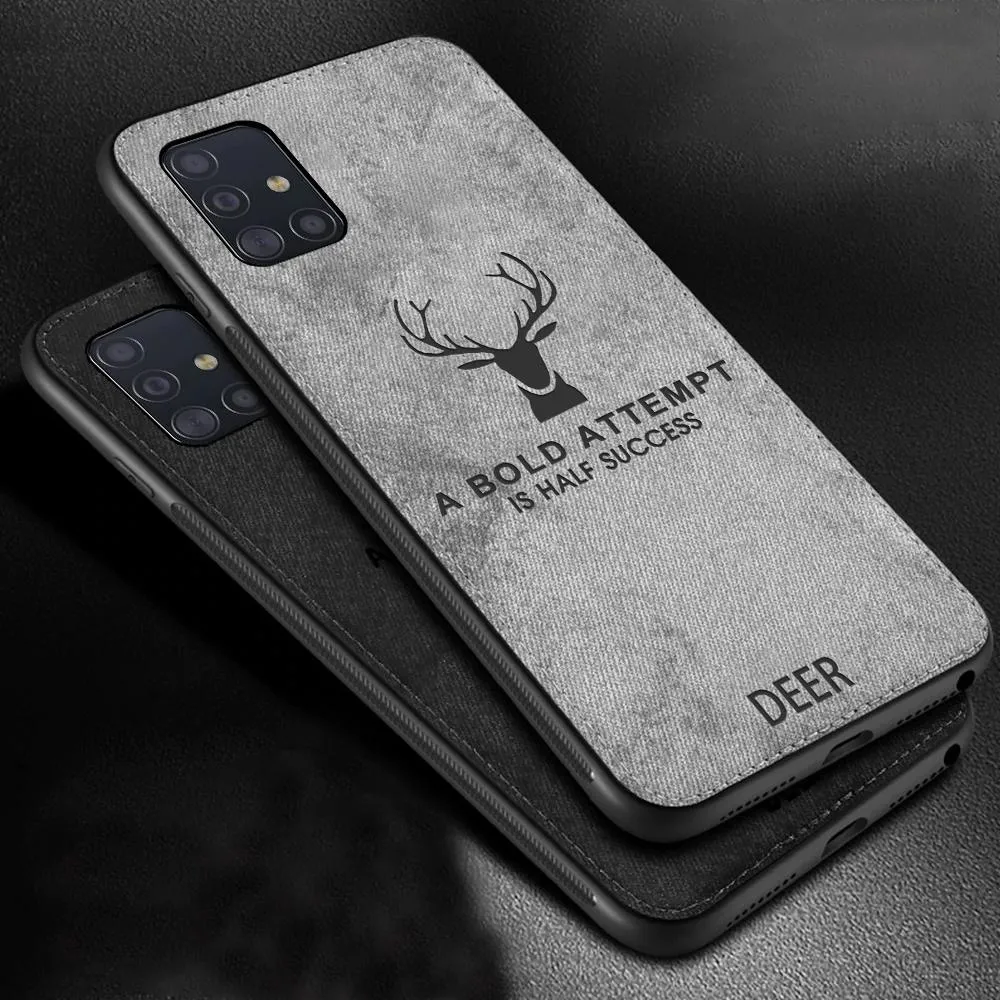 Galaxy Note Series Deer Pattern Inspirational Soft Case