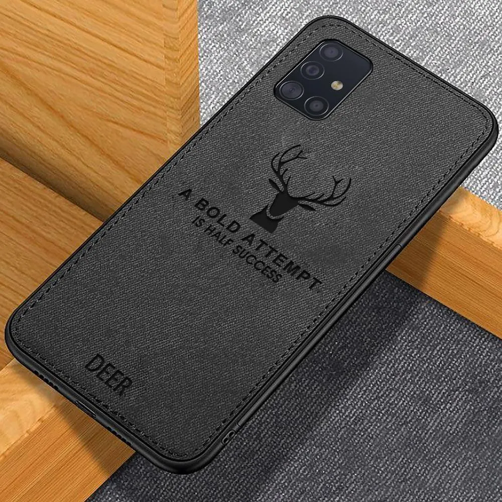 Galaxy Note Series Deer Pattern Inspirational Soft Case