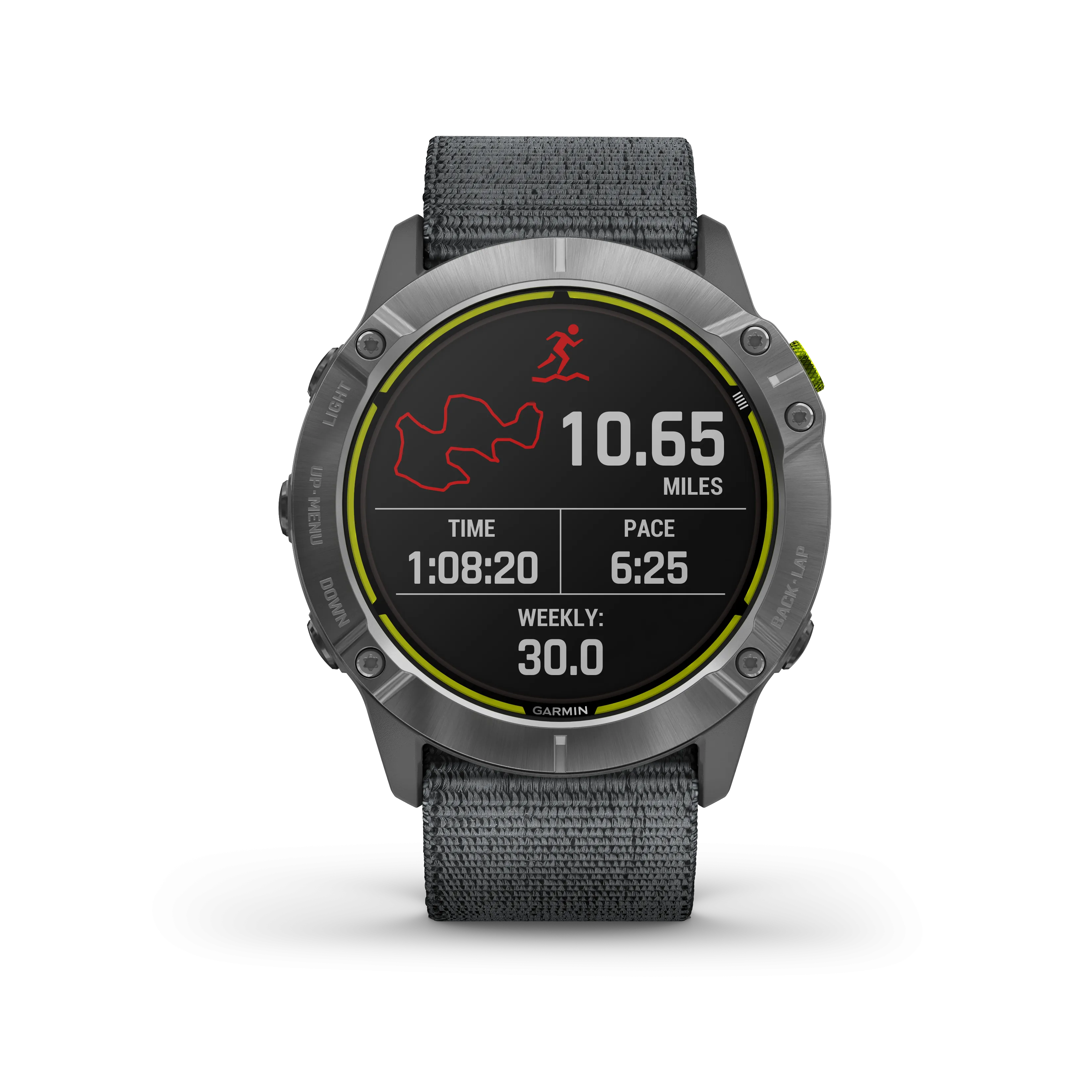 Garmin Enduro - Steel with Gray UltraFit Nylon Band