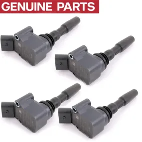 Genuine 4 PCS Ignition Coil Replacement for Audi A1 A3 e-tron Q2 VW Golf Jetta T-Roc Skoda 1.2 1.4 1.6 04E905110K - #24680-73114