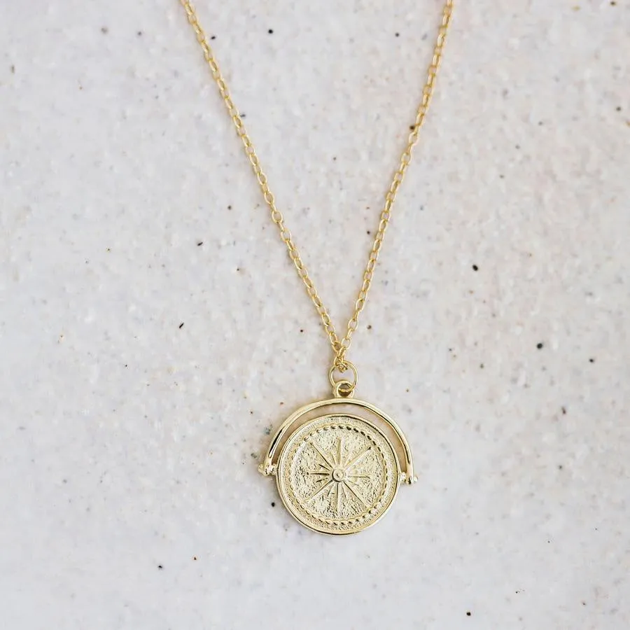 Golden Compass Necklace