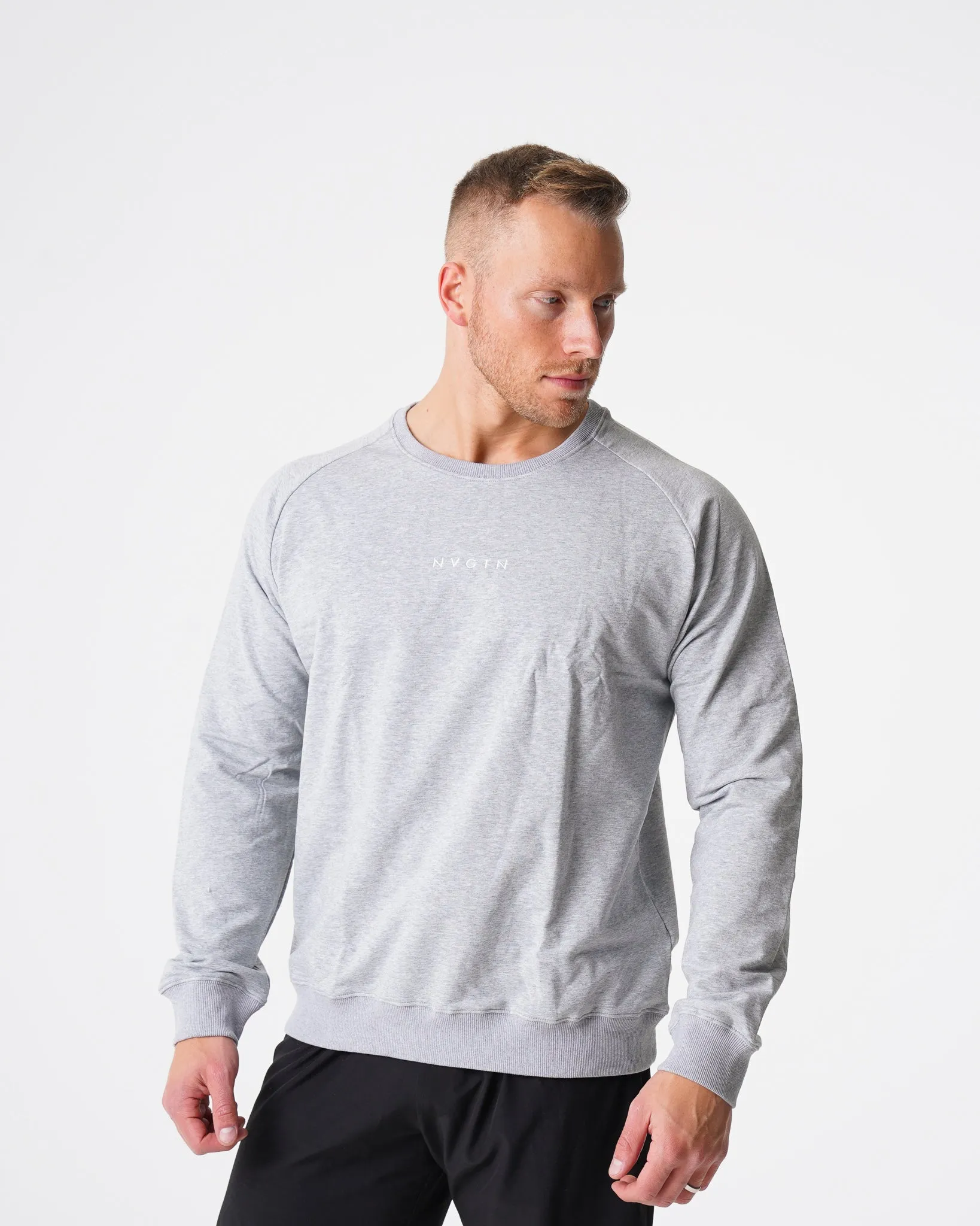 Grey Crew Neck Sweatshirt