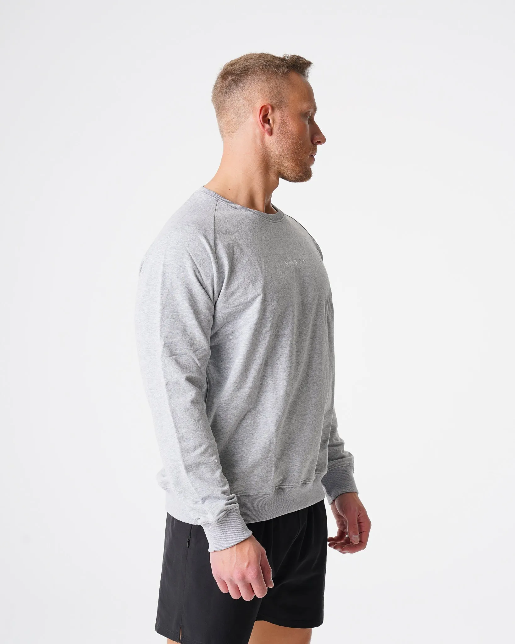 Grey Crew Neck Sweatshirt