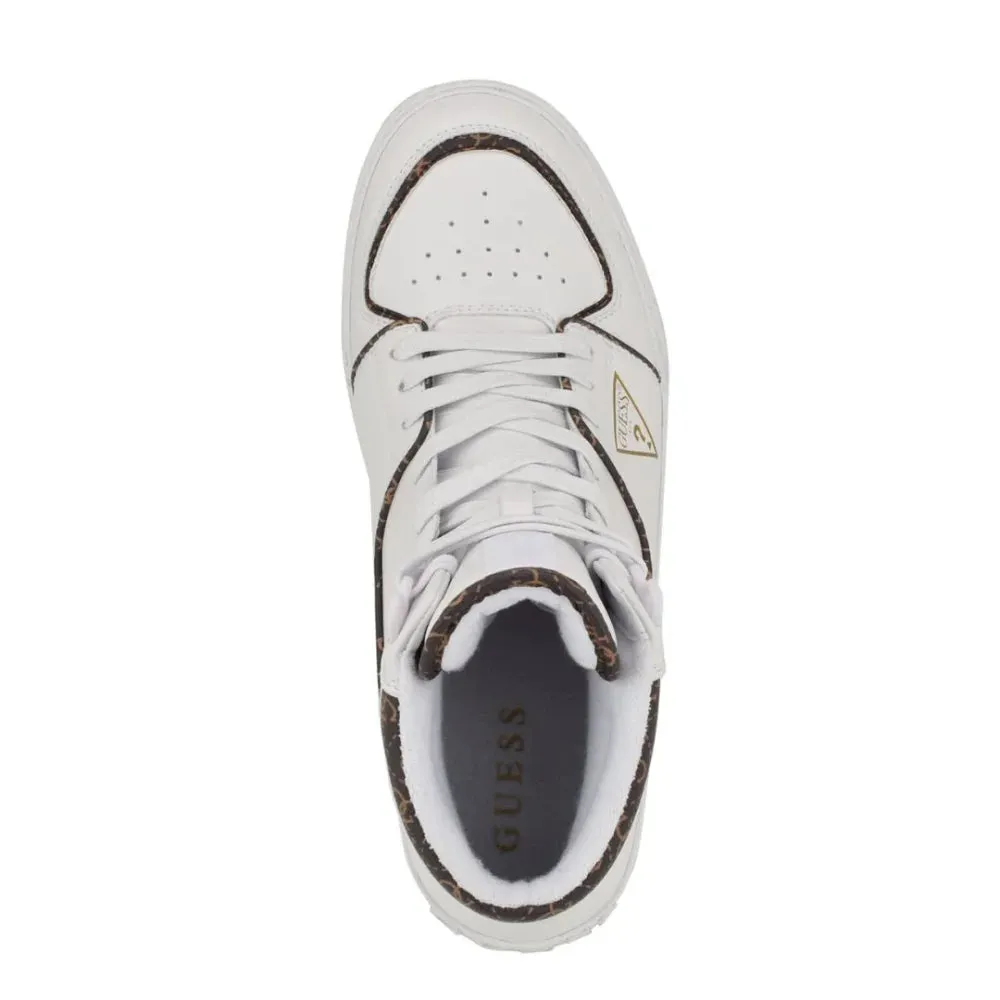 GUESS Senen Quattro G High-Top Sneakers Men - WHT