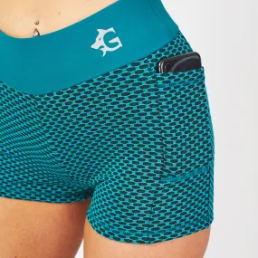 Honeycomb Shorts, Green