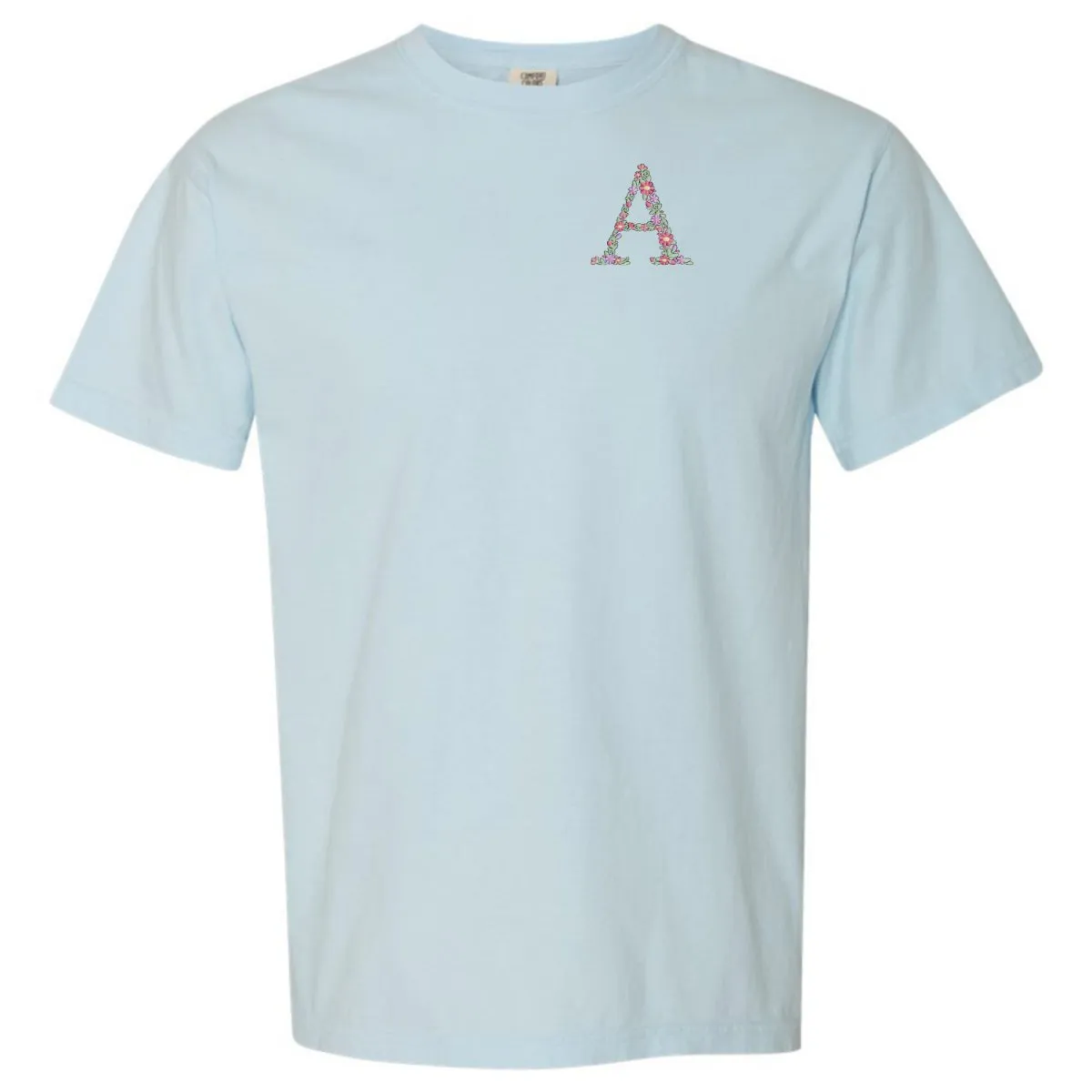 Initial 'Floral Letter' T-Shirt