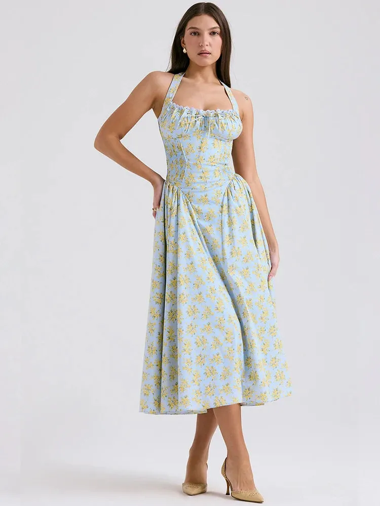 Isolde Floral Midi Dress