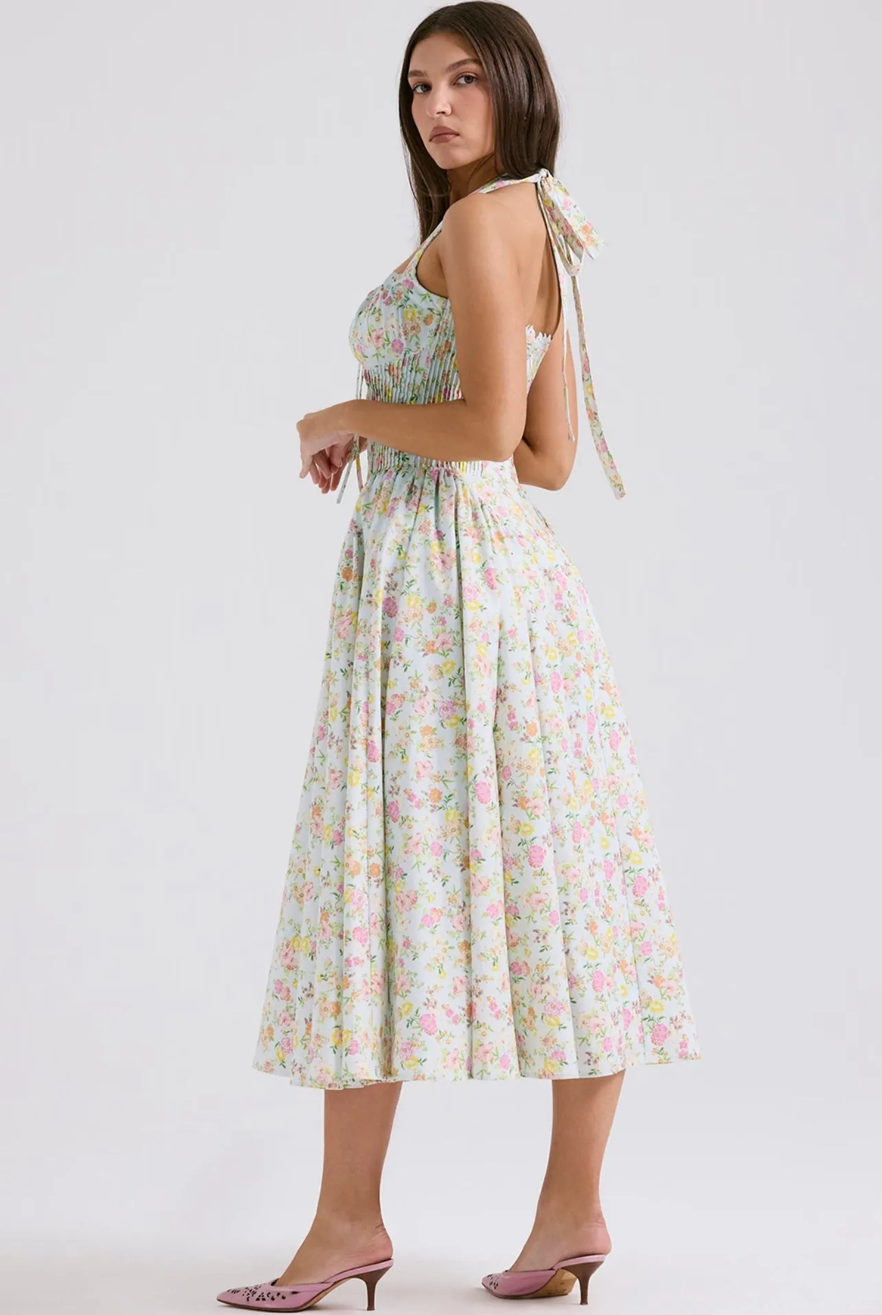 Isolde Floral Midi Dress