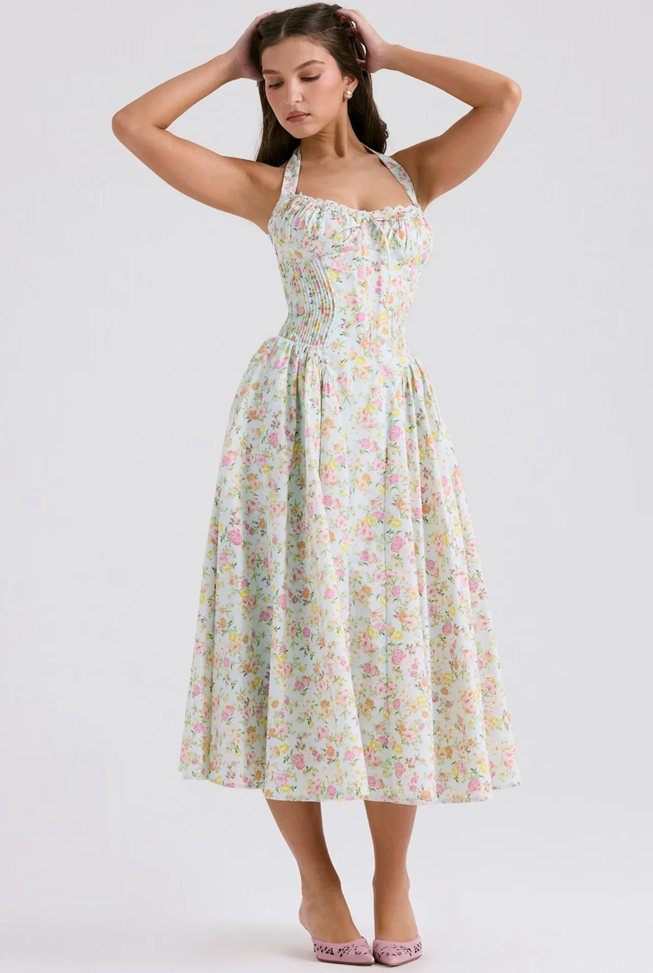 Isolde Floral Midi Dress