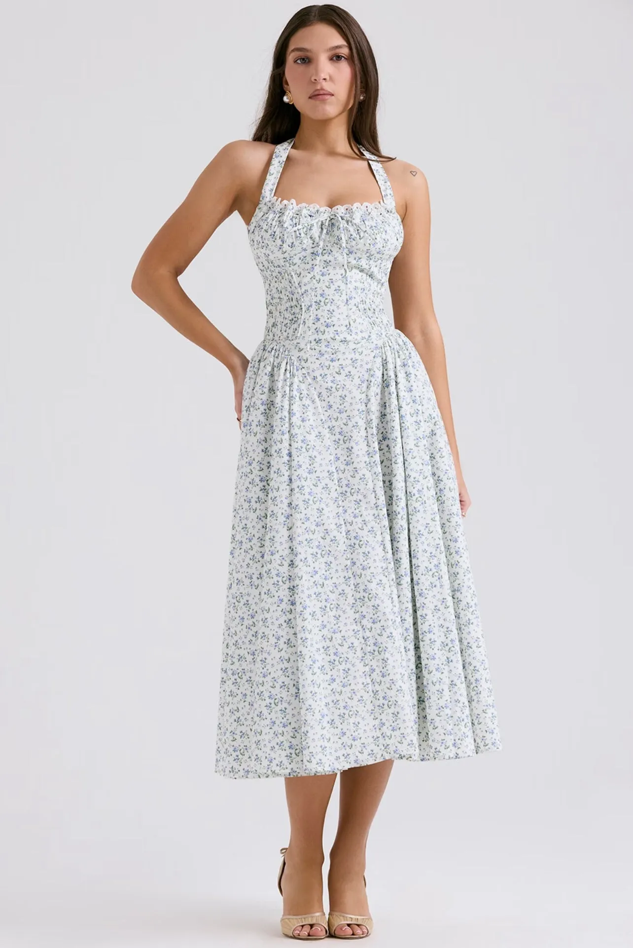 Isolde Floral Midi Dress