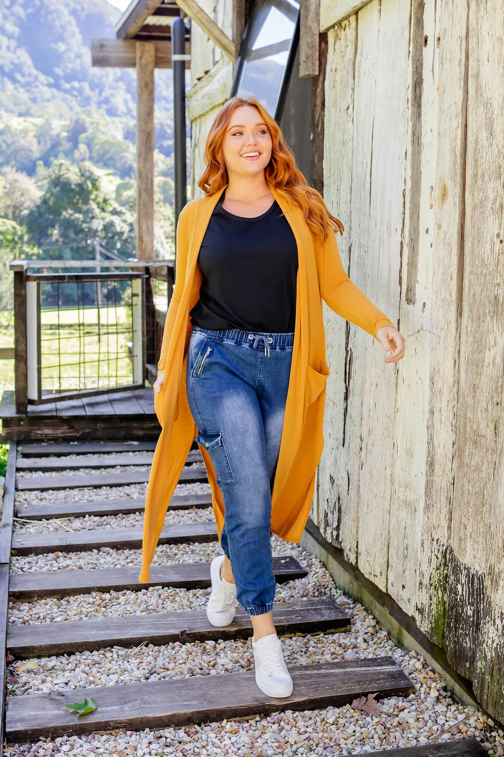 Jane Cardigan in Mustard