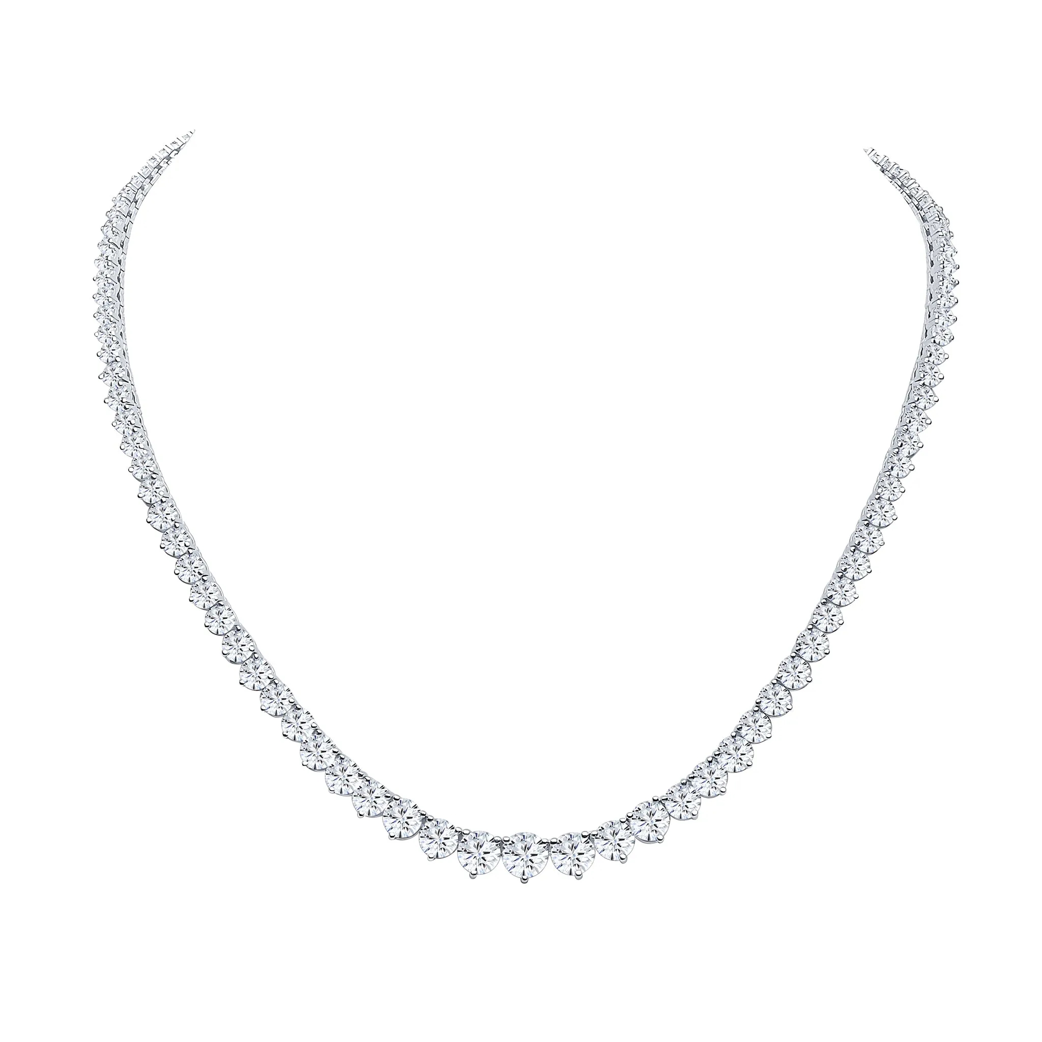 Jessica Necklace (Rhodium)