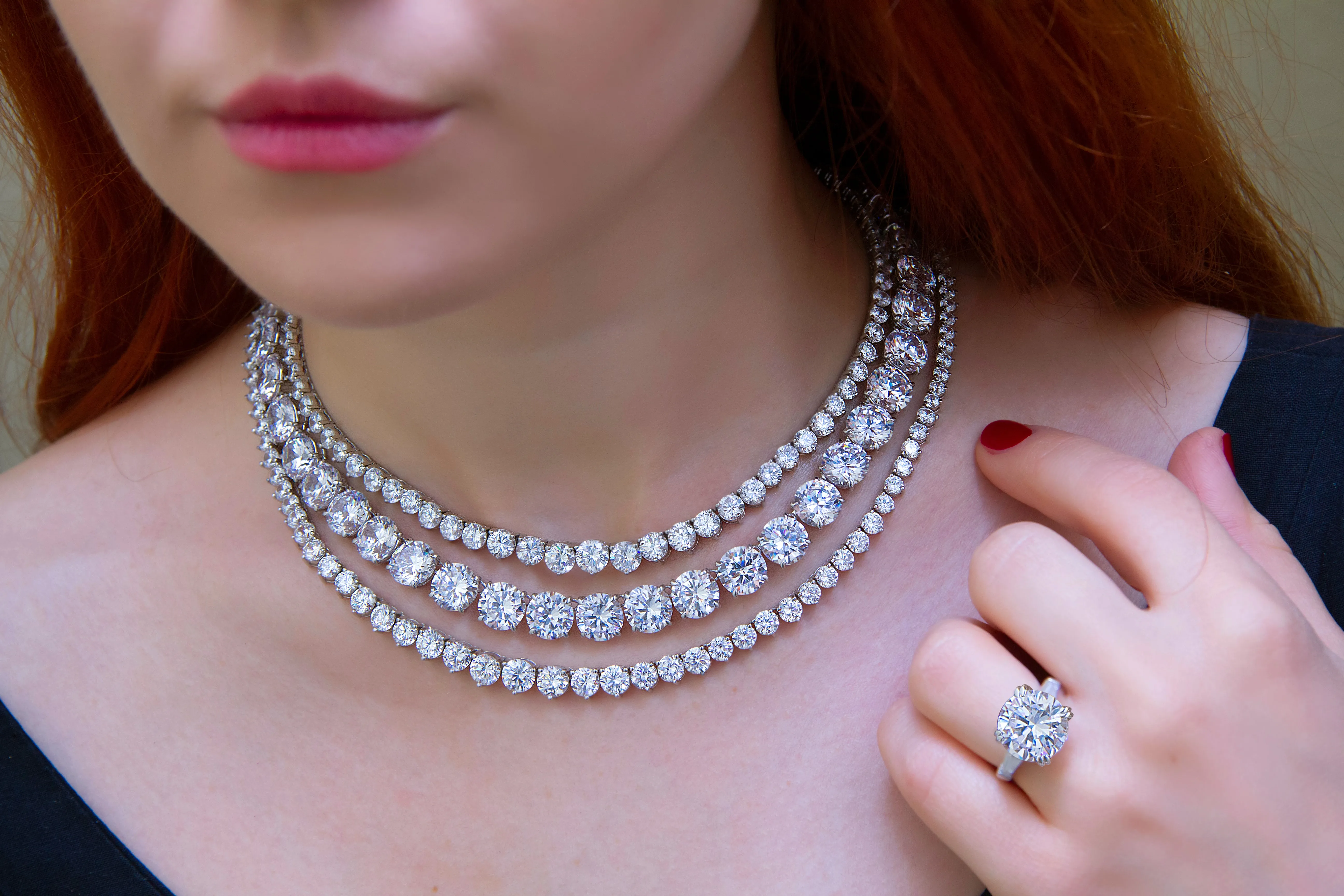 Jessica Necklace (Rhodium)