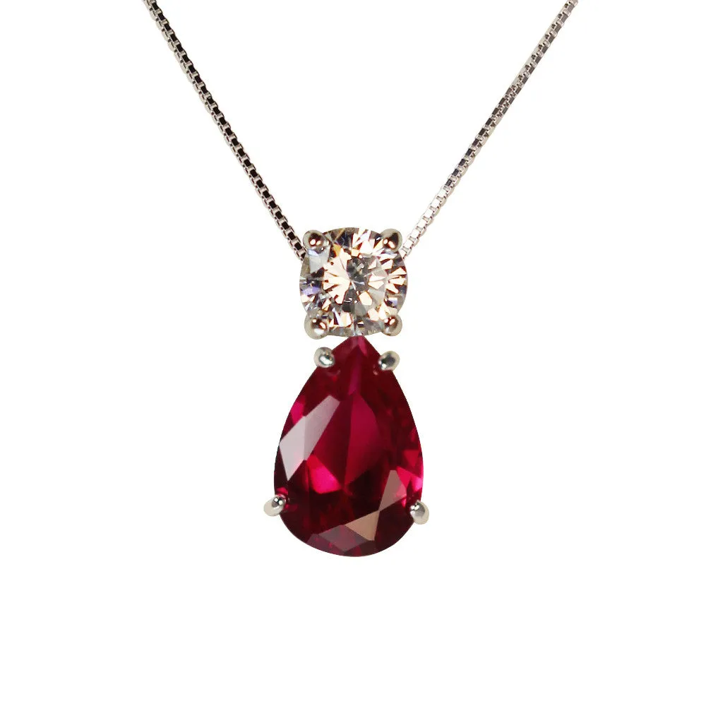 June Pendant (Ruby)