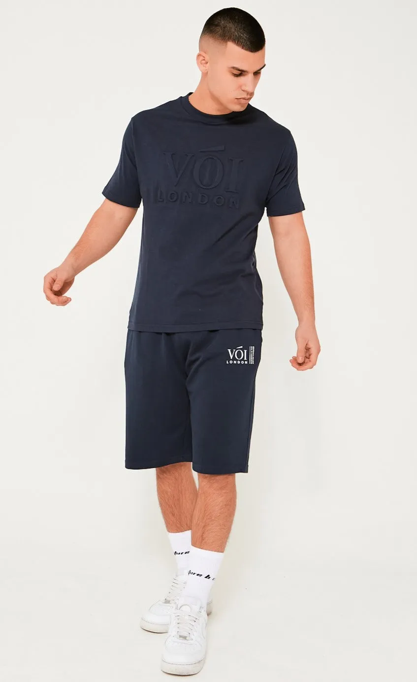 Langdon Park T-Shirt & Short Set - Navy