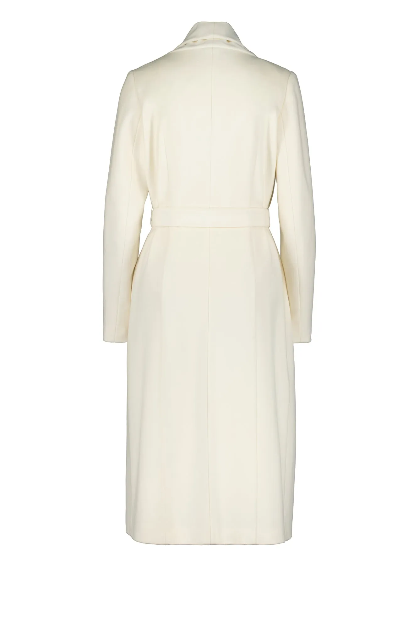 LIMONIUM IVORY WOOL LIGHTWEIGHT COAT