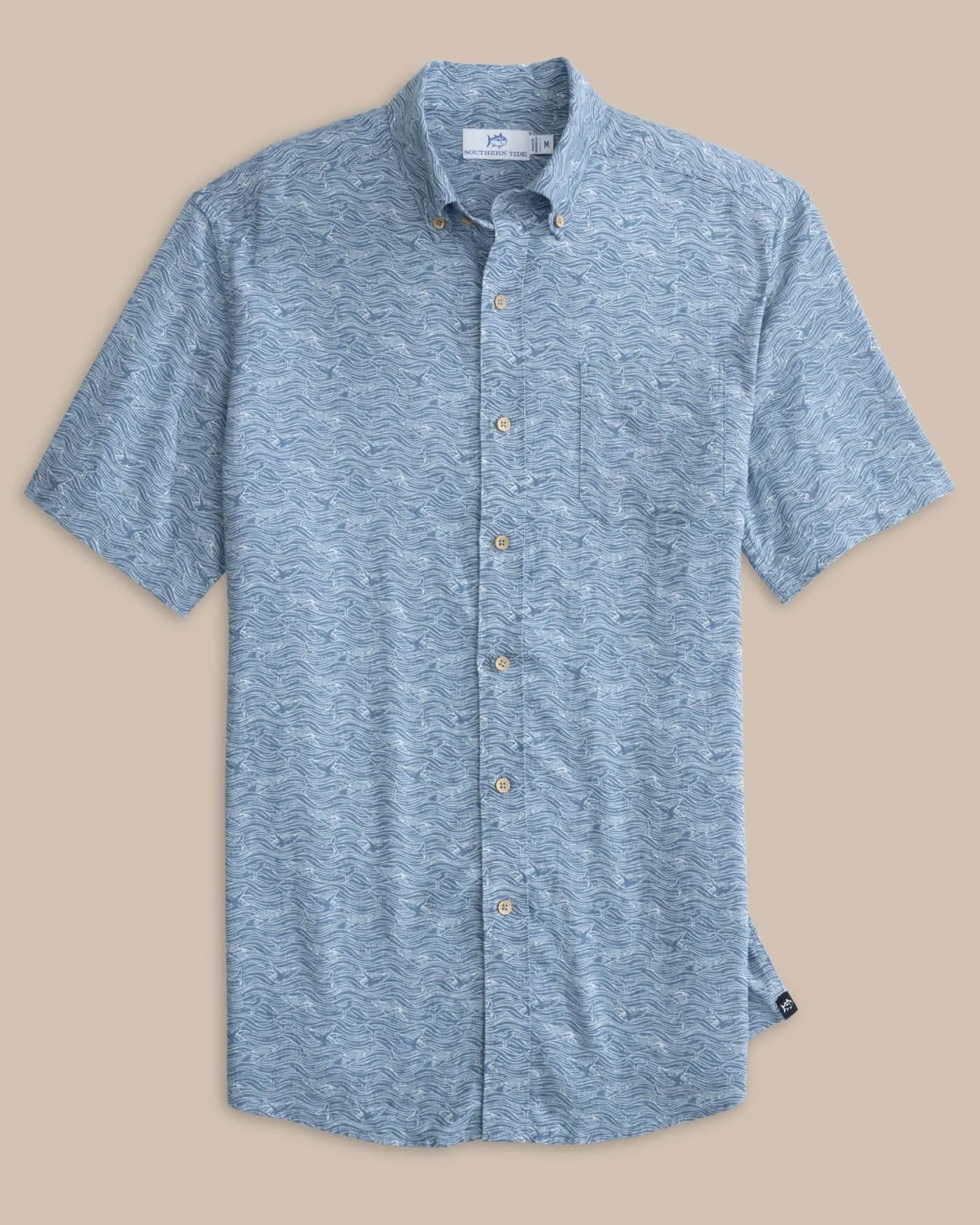 Linen Rayon The Whaler Short Sleeve Sport Shirt