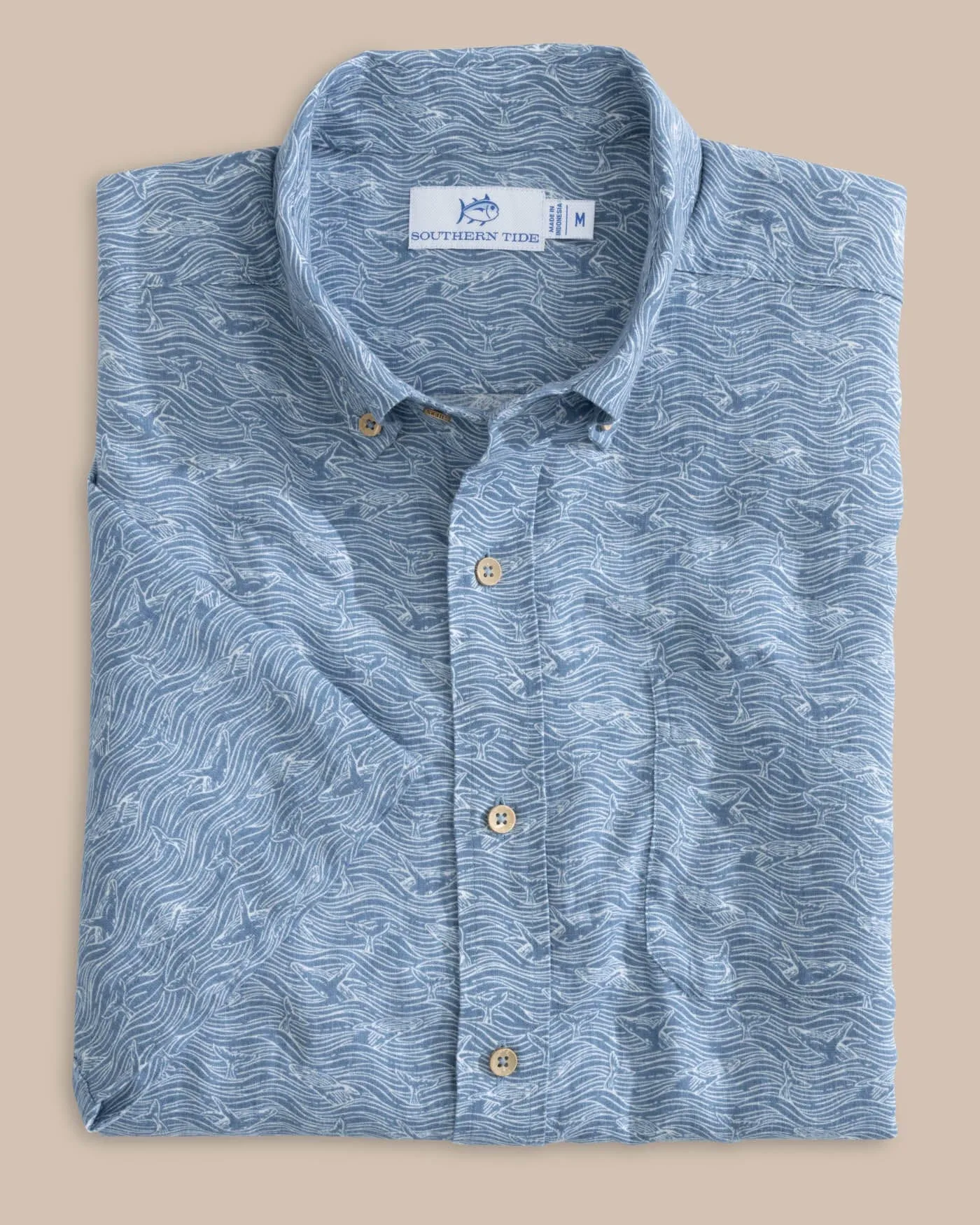 Linen Rayon The Whaler Short Sleeve Sport Shirt