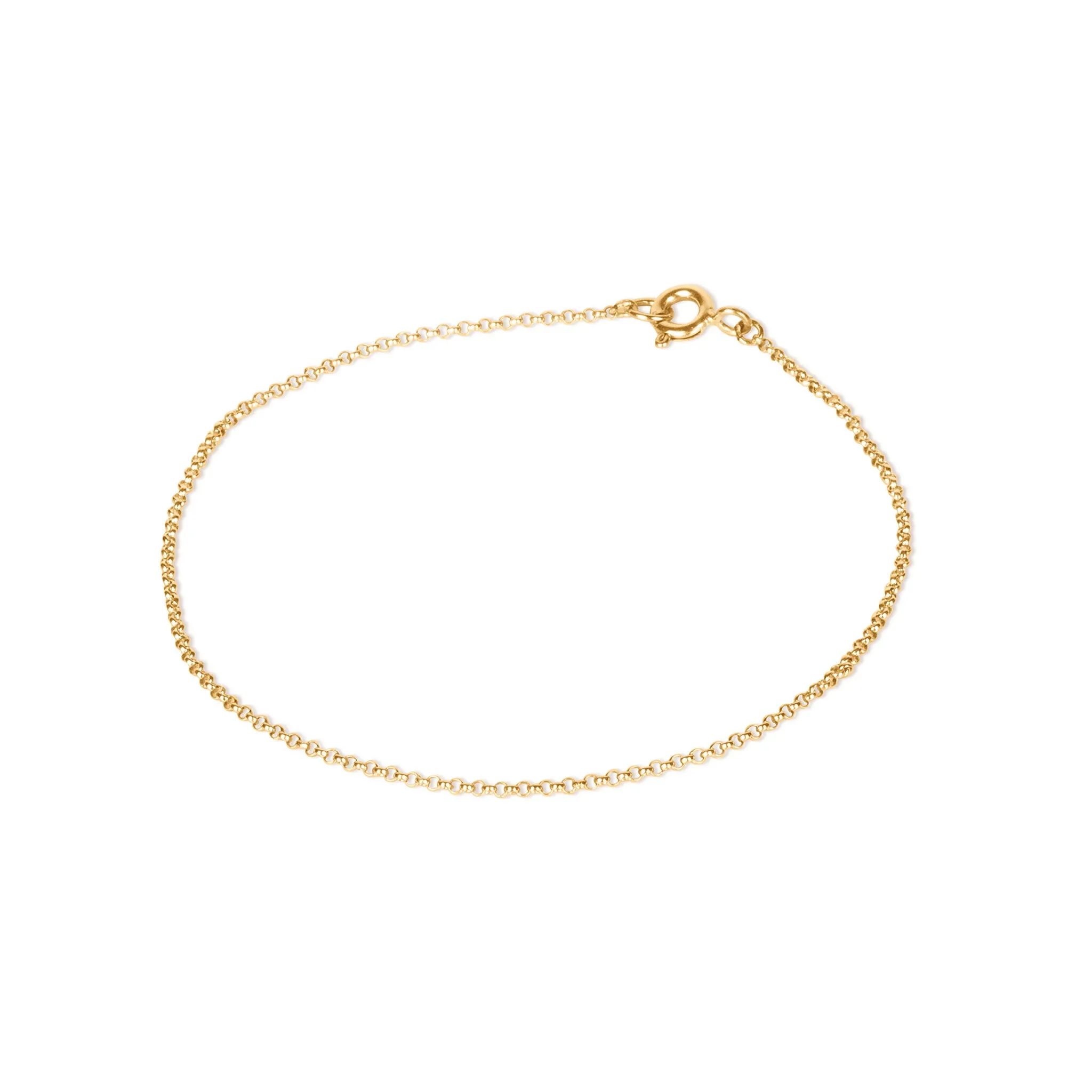 Lula Belcher Chain Solid Gold Bracelet