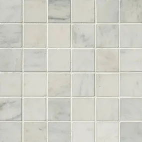 Marble Tile Collection Arabescato Carrara 2"x2" In 12"x12" Mesh