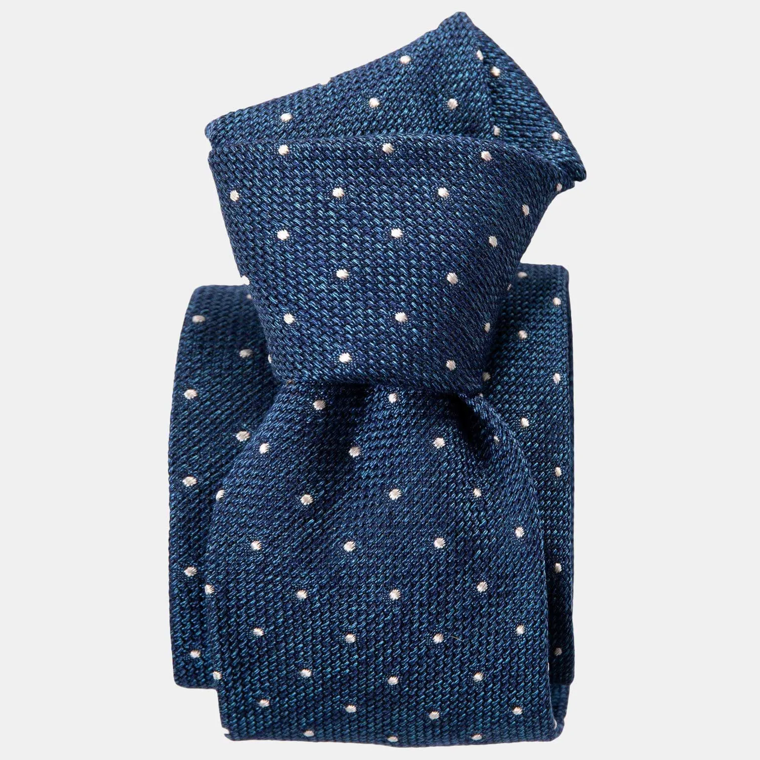 Mattei - Silk Grenadine Tie - Blue