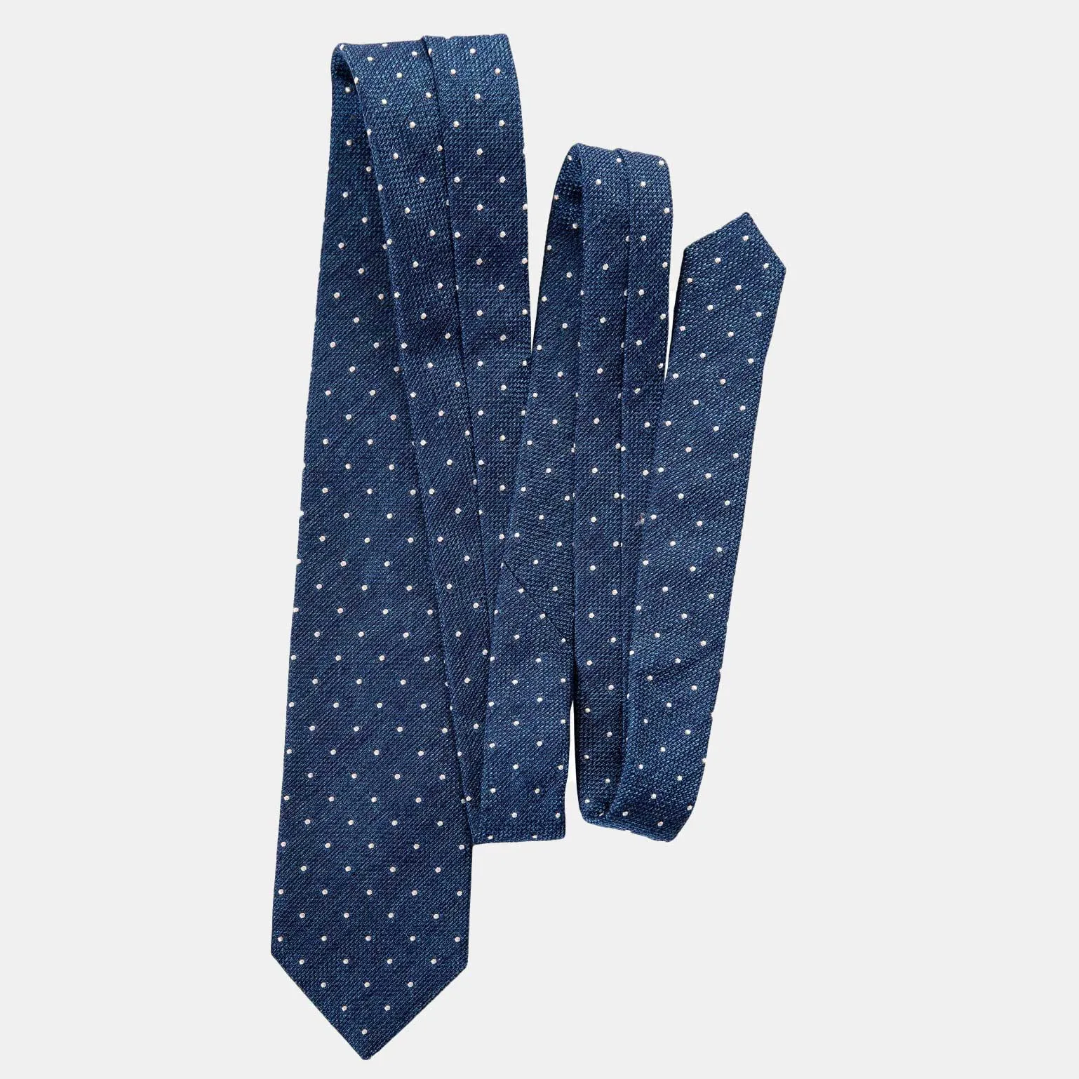 Mattei - Silk Grenadine Tie - Blue