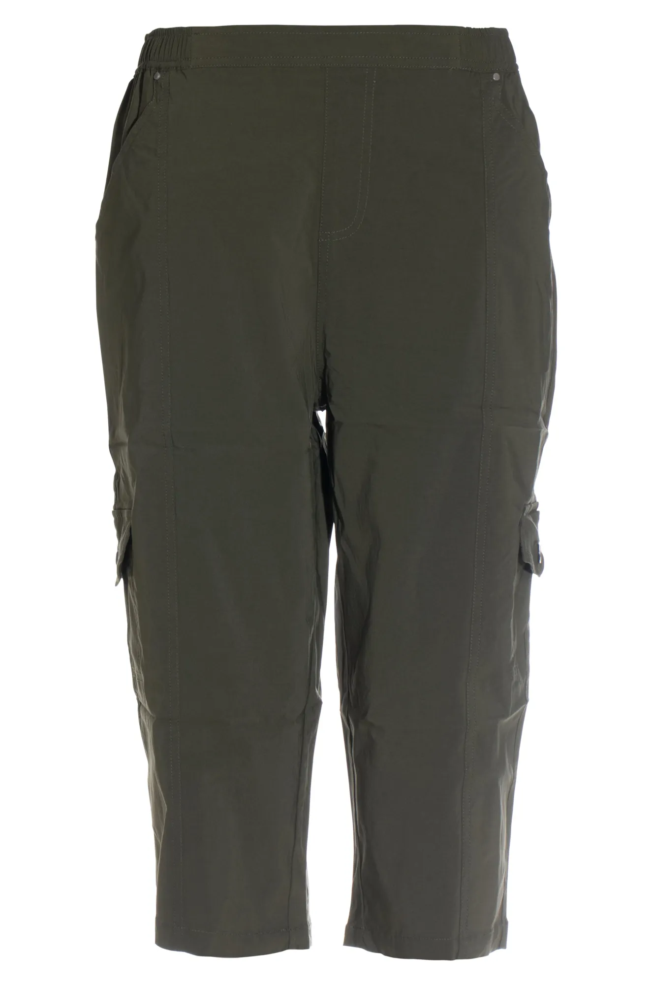 Micro Stretch Below Knee Pants | OLIVE | 2142AR