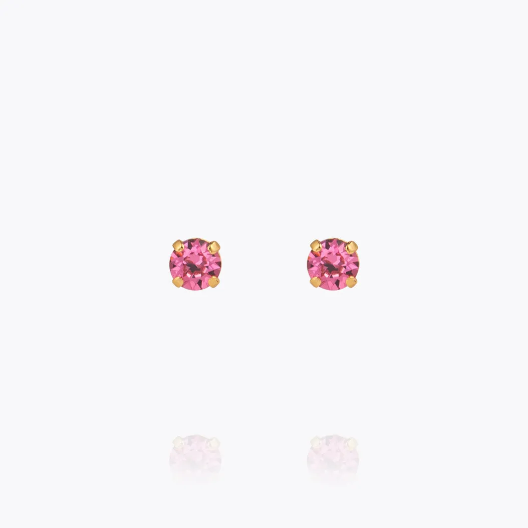 Mini Stud Earrings / Rose