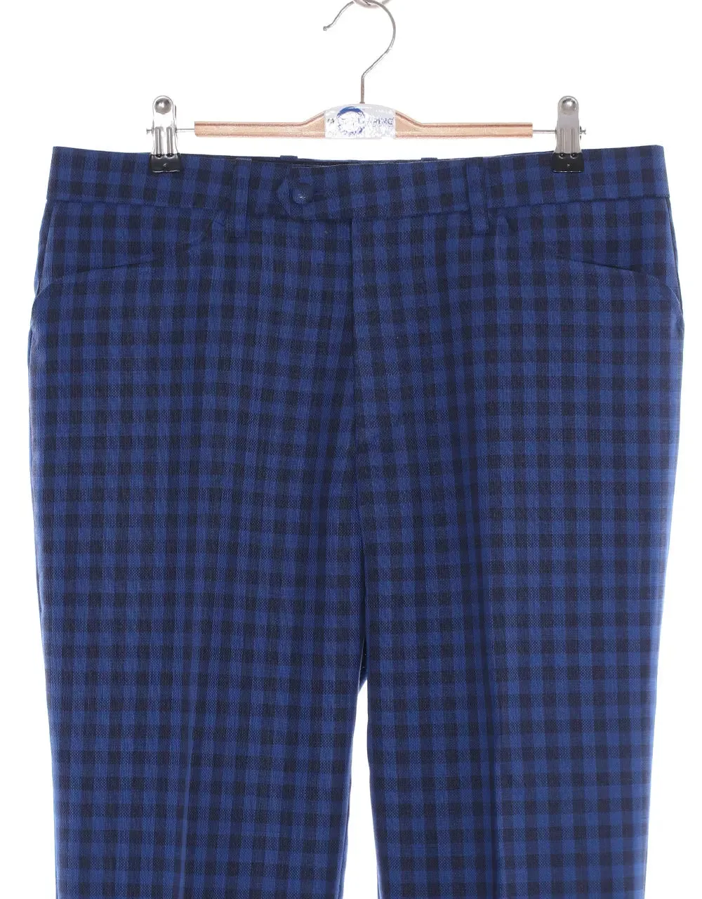 Mod Suit - Blue Gingham Check Suit