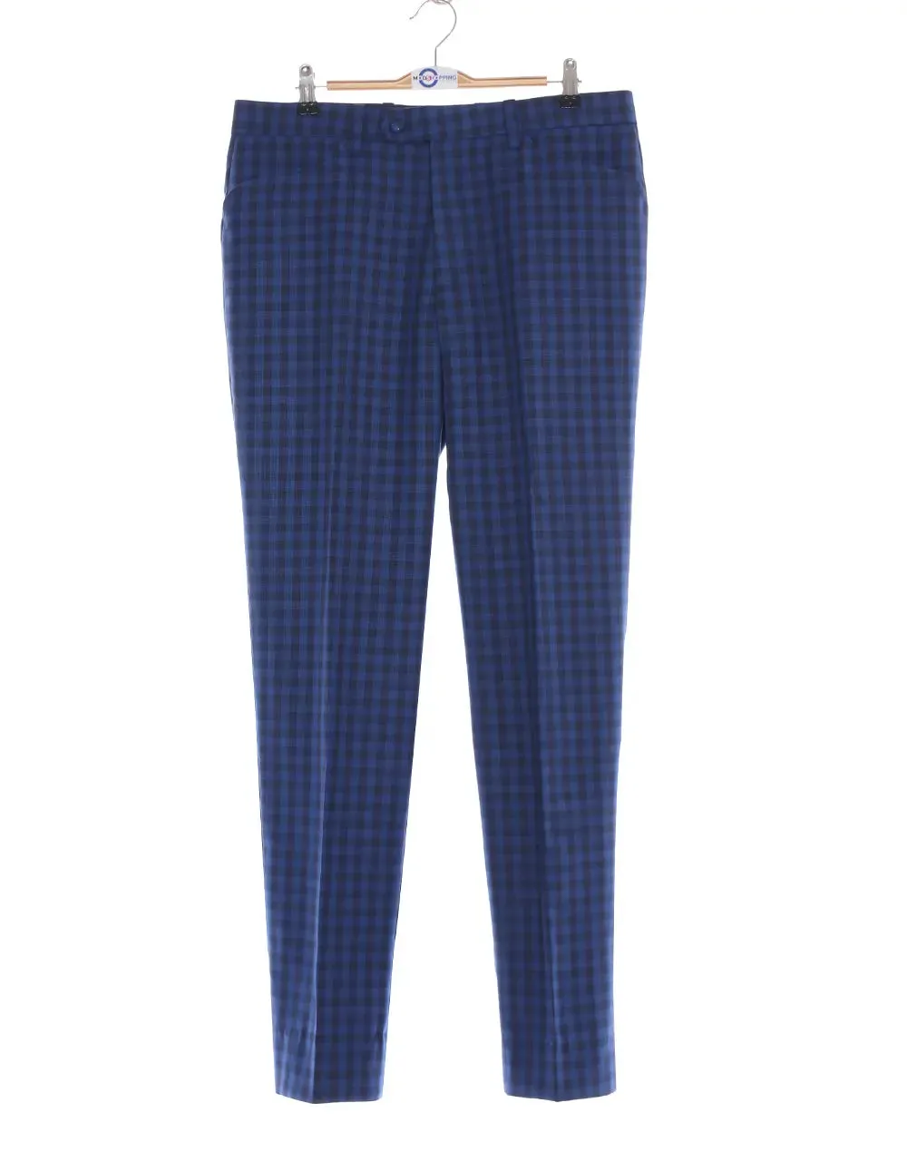 Mod Suit - Blue Gingham Check Suit