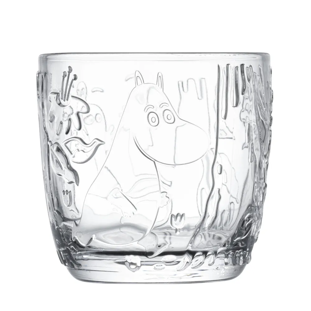 Moomin Clear Glass Tumblers 2-pack 28cl - Moomin Arabia