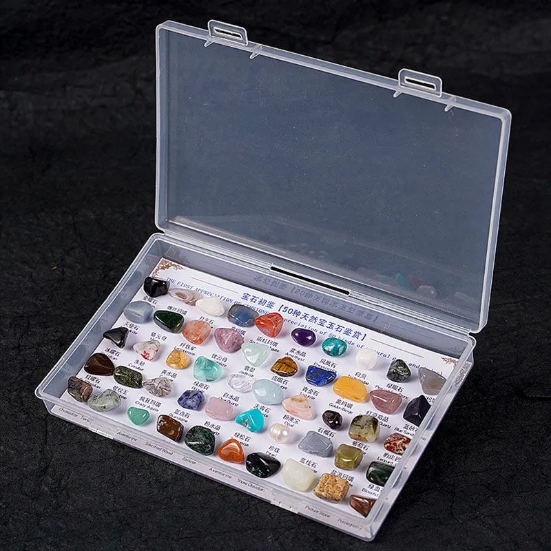 Multi Grid Rainbow Quartz Healing Crystal Stones With Gift Box