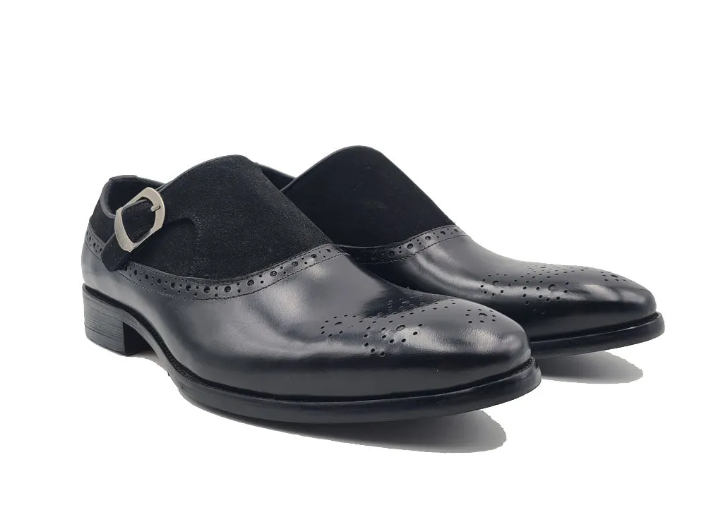 Multi Media Sling Style Single Monk Loafer