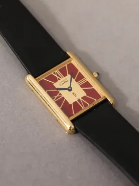 Must de Cartier Tank Red Deco