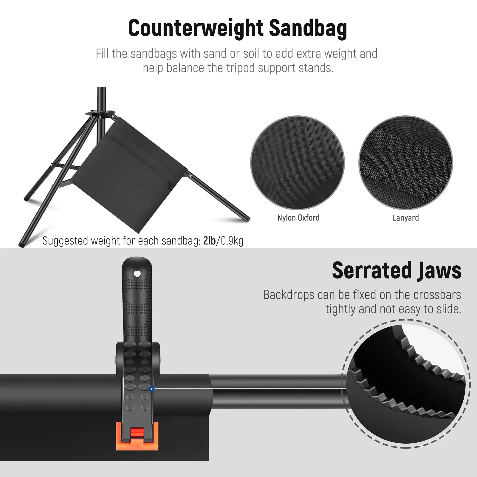 NEEWER 2 x 3M / 7 x10FT Background Support System