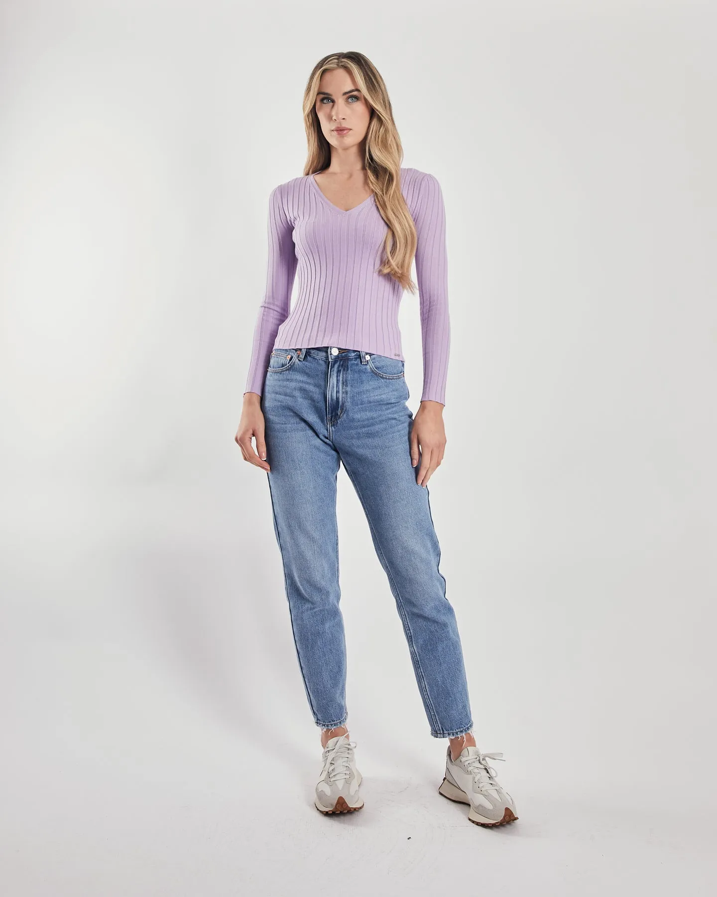 Neve Knit Purple Rose