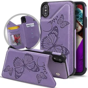 New Luxury Embossing Wallet Cover For iPhone Xs Max-Fast Delivery