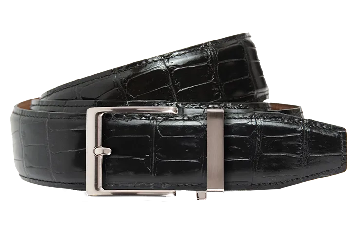 Nexbelt Crocodile Black Luxury Belt 1.5" [38mm]