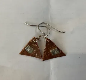 Noble McG Creations - Rivettea Triangle Earrings